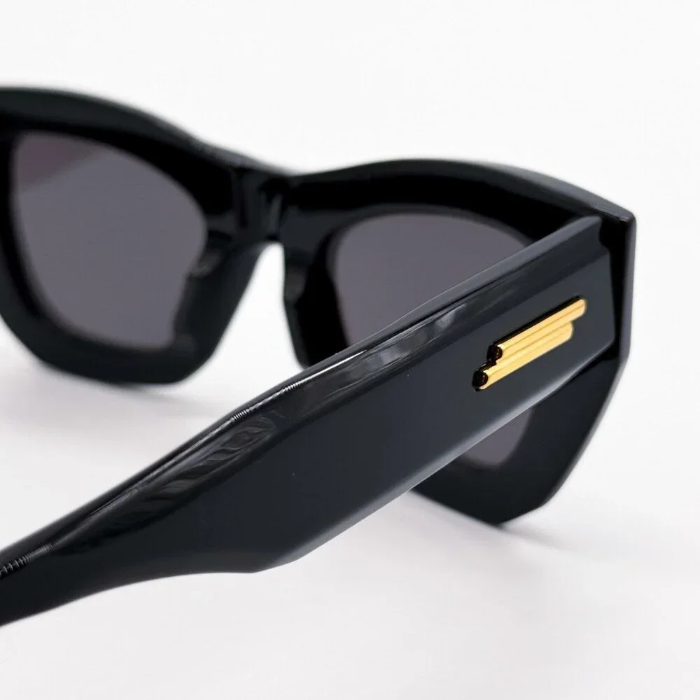 NEW BOTTEGA VENETA SUNGLASSES BV1251S 001 BLACK WOMEN EYEWEAR